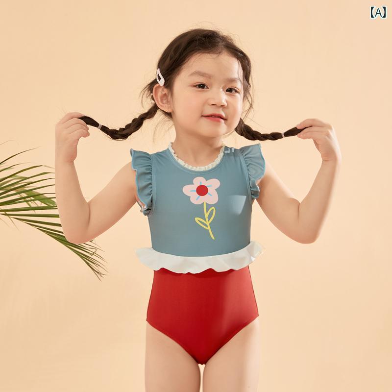 水着 オールインワン ワンピース スイムウェア ベビー 子供 女の子 夏 海 プール ビーチ 海水浴 レジャー マリンスポーツ