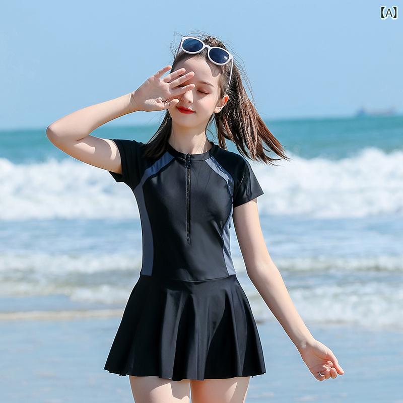 女の子 水着 年長児 トレーニング ワンピース 日焼け防止 学生 カジュアル キッズ レディース