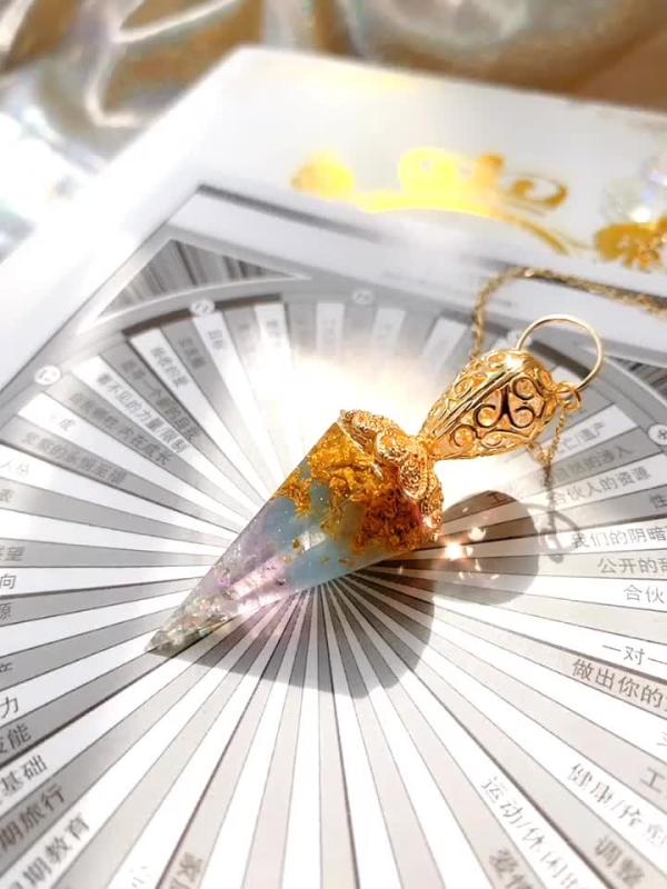 ペンダント ペンデュ 振り子 水晶 アクアマリン ネックレス アメジスト 金属 工具 レジン 初心者 レディース