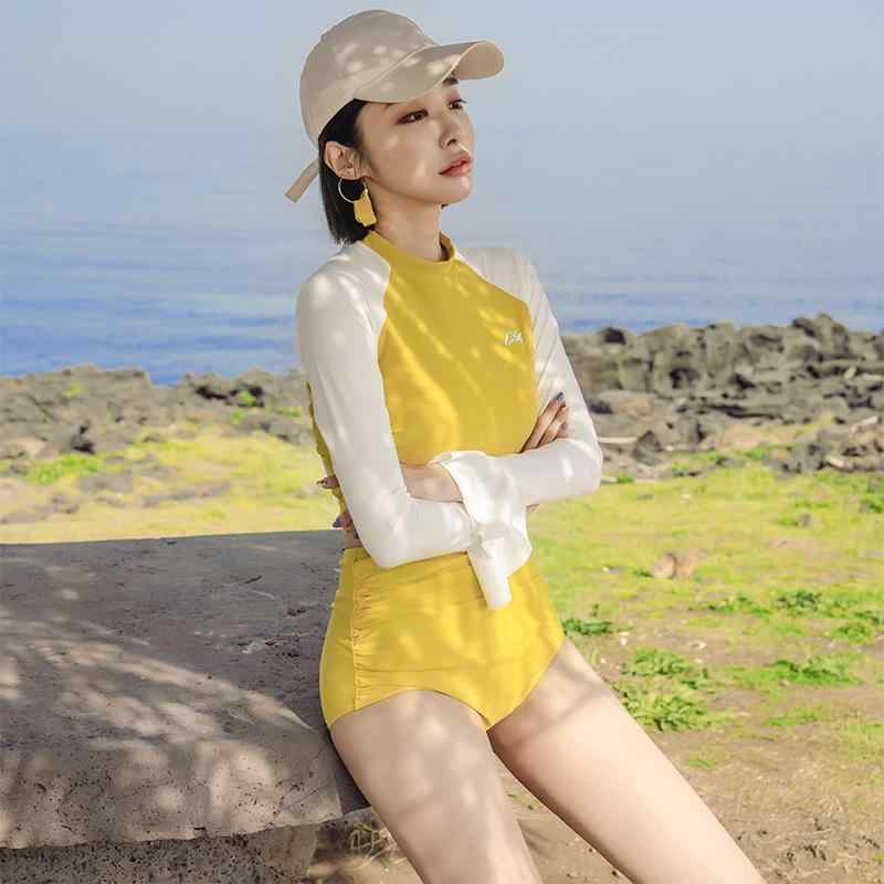 ビキニ 水着 魅惑 体型カバー 着痩せ ハイウエスト 温泉 ティブ 長袖 海 プール レジャー 海水浴 夏 スイムウェア