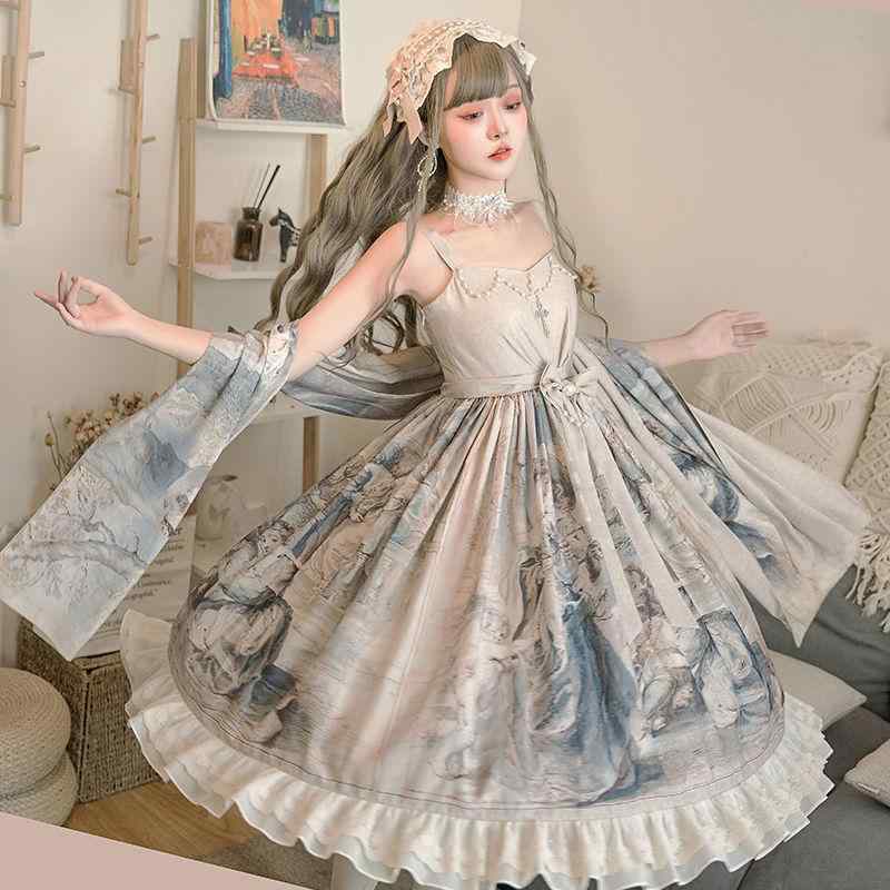 レディース サブカルチャー ロリータ スカート 宮殿 ゴージャス サスペンダー 春夏 プリンセス レディース 7,849円