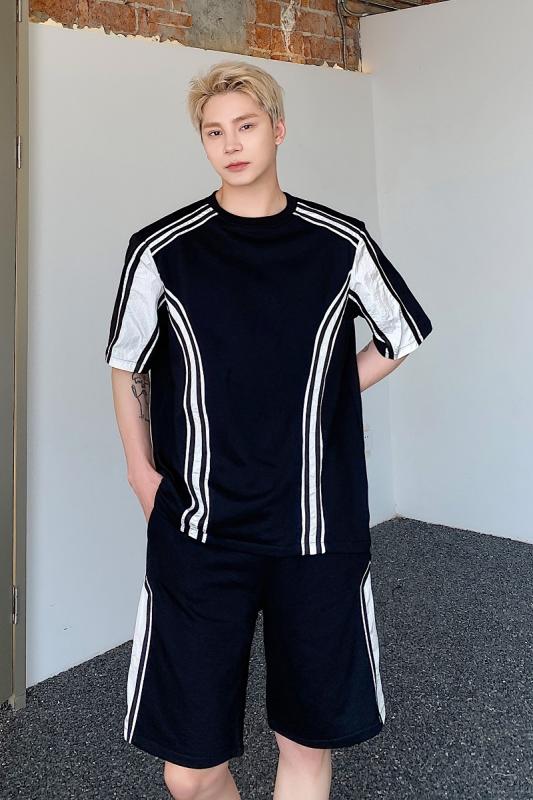五分丈パンツ Tシャツ ２点セット 夏 半袖 ショートパンツ ハーフスリーブ メンズ メンズ スポーツ