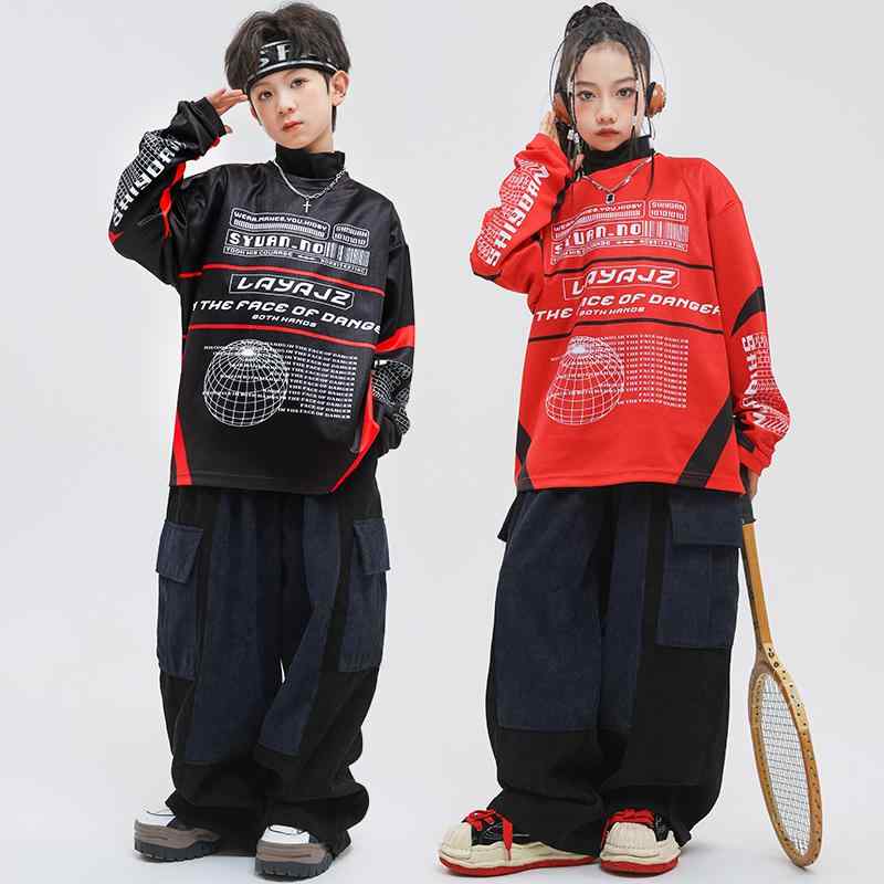 子供 ヒップホップ 服 男の子 パフォーマンス パンツ キッズ セット 女の子 動きやい セット クール