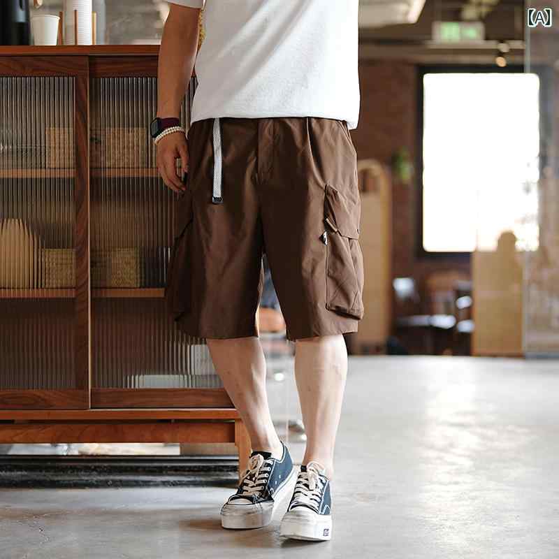ハーフパンツ メンズ 半ズボン レジャー ビーチ アウトドア パンツ ショートパンツ 夏 アメリカン マルチポケット カーゴパンツ 6,778円