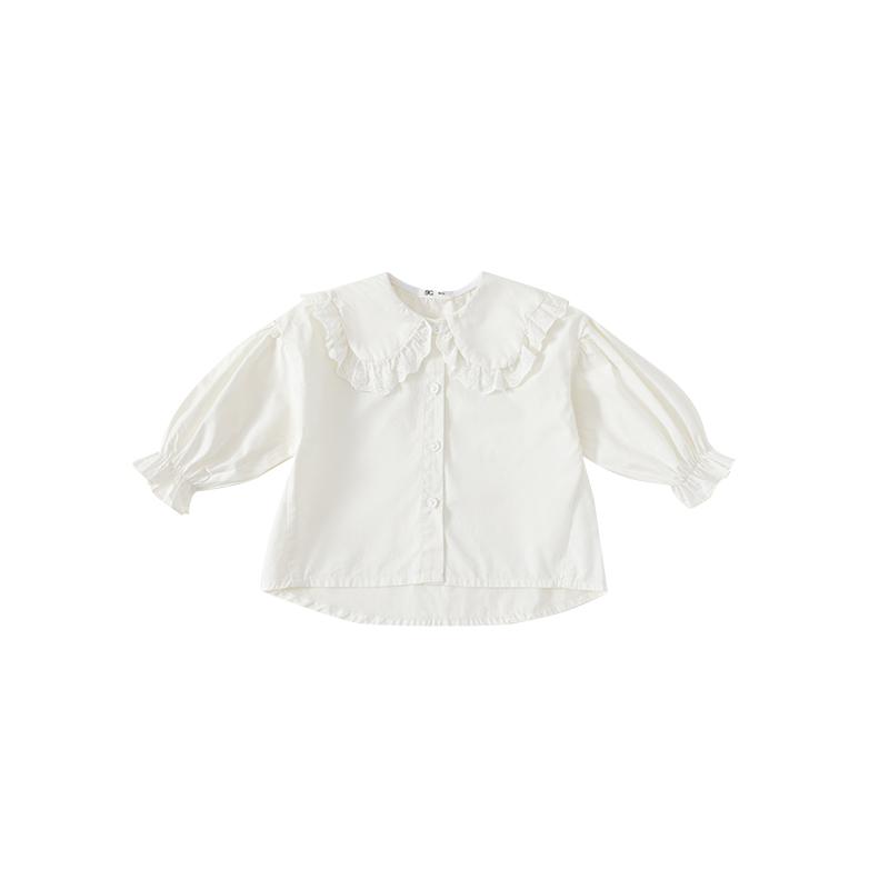 キッズファッション トップス シャツ カットソー ブラウス ロング 長袖 レース かわいい カジュアル 普段着 幼児 子供服 春秋