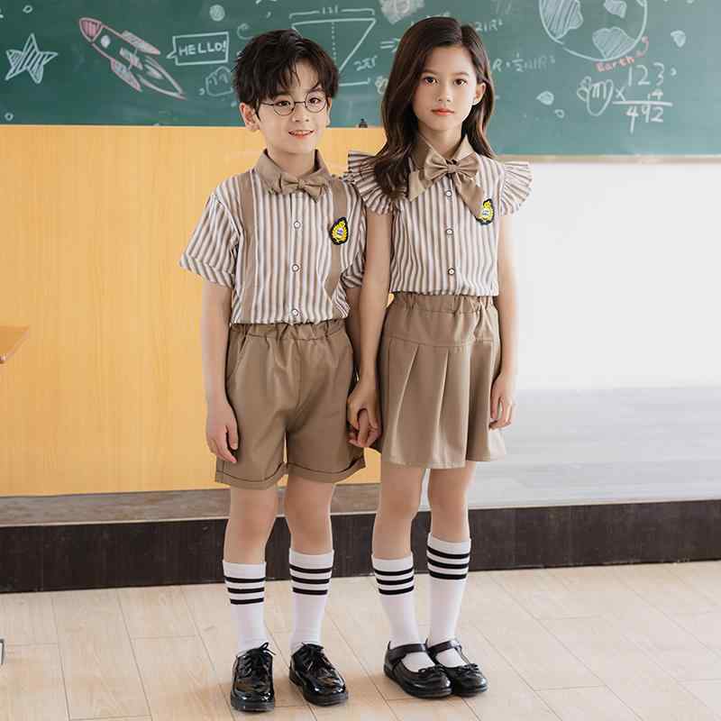 スーツ キッズ 子供 おしゃれ ファッション 制服 卒業式 英国風 男の子 女の子 ドレス 夏 セット カレッジ パフォーマンス シャツ パンツ スカート