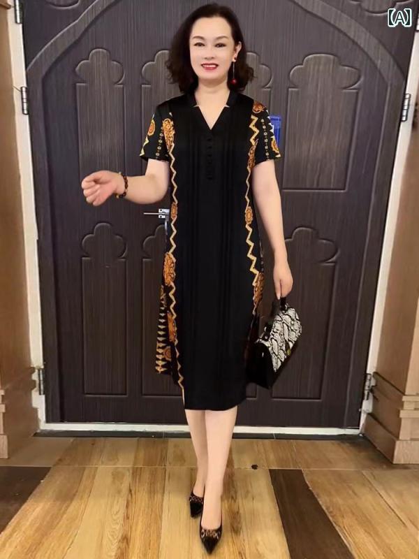 ワンピース きれいめ 上品 ミセス マザーズ 婦人服 春夏 半袖 フレア Aラインミディドレス 細見え アップ デート パーティー お呼ばれ セレモニー 結婚式 式典 会食 旅行 衣装 女子会 映え