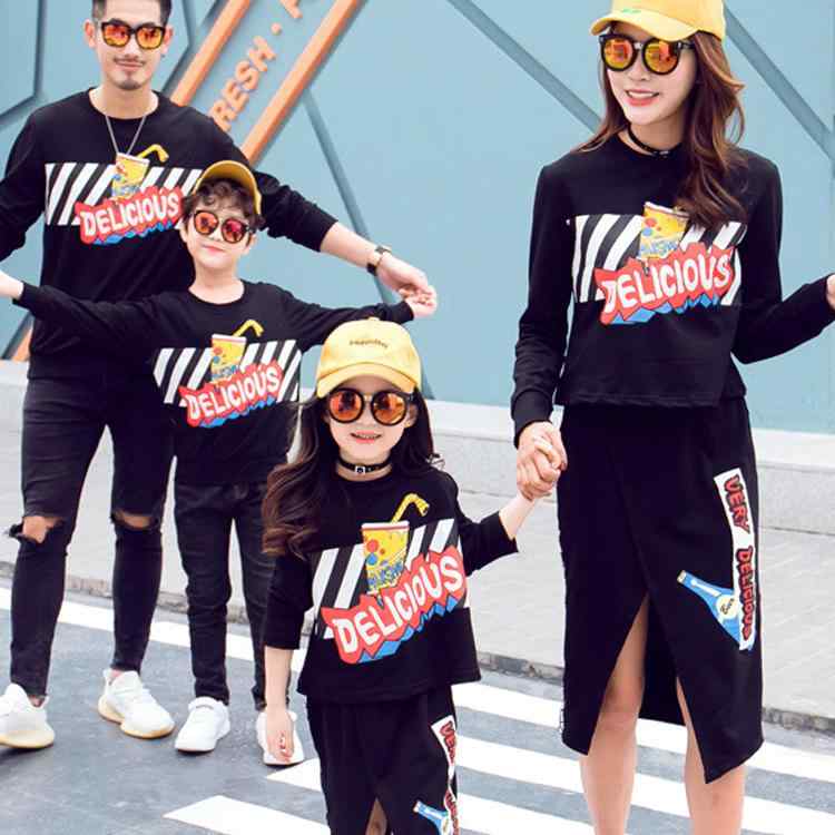 親子服 レディース メンズ 大人 キッズ 子供 赤ちゃん ベビー 親子 コーデ リゾート 旅行 家族写真 お揃い ペアルック 家族 長袖 スウェット トップス 春秋