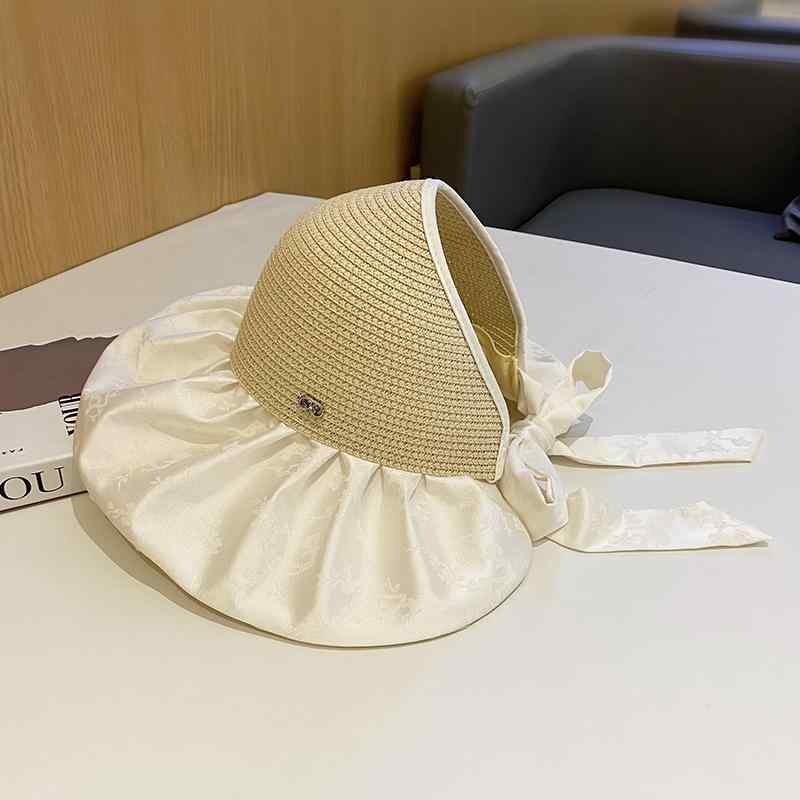 サンバイザー アウトドア 日よけ ファッション ハット 帽子 防護 ひさし帽 小物 日焼け防止 スポーティ 旅行 つば 大きめ 調節可能 レディース 折りたたみ 外出 屋外 レジャー レディース 夏 4,393円
