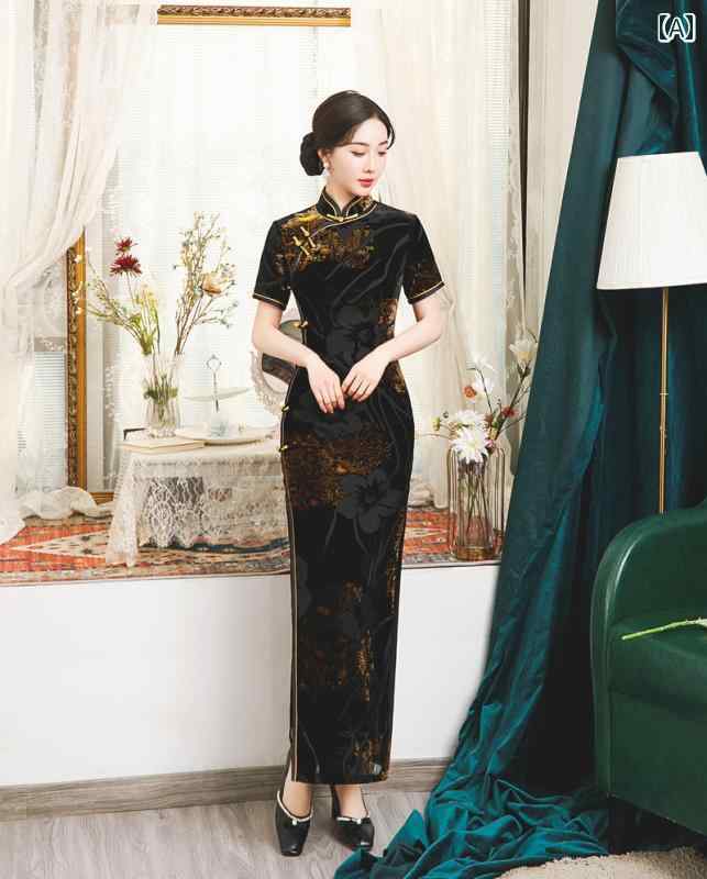 夏 瀬戸ものお召しもの 雅びやか 今めかしい レトロ 衣装 春 か細い ハイエンド ロング 天鵝絨 寄りあい お上さん お召しもの
