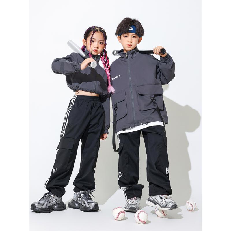 ダンス キッズ 衣装 ヒップホップ ジャズダンス セットアップ 春秋 女の子 ボーイズ ストリート 練習着 パフォーマンス ワイドフィット クール へそ出し 4,531円