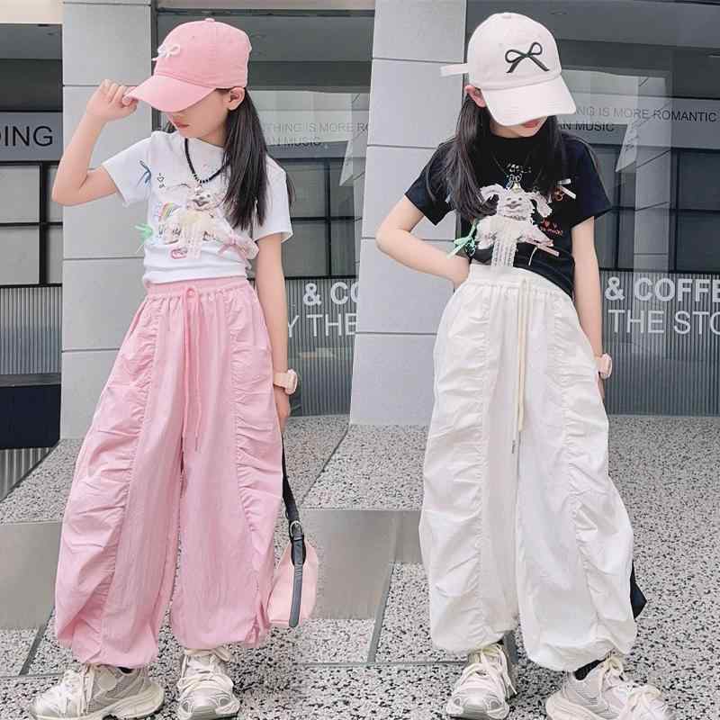 子供服 女の子 Tシャツ パンツ コスチューム バンド ダンス ヒップホップ ストリート系 パフォーマンス 衣装 クール かっこいい キッズ 4,499円