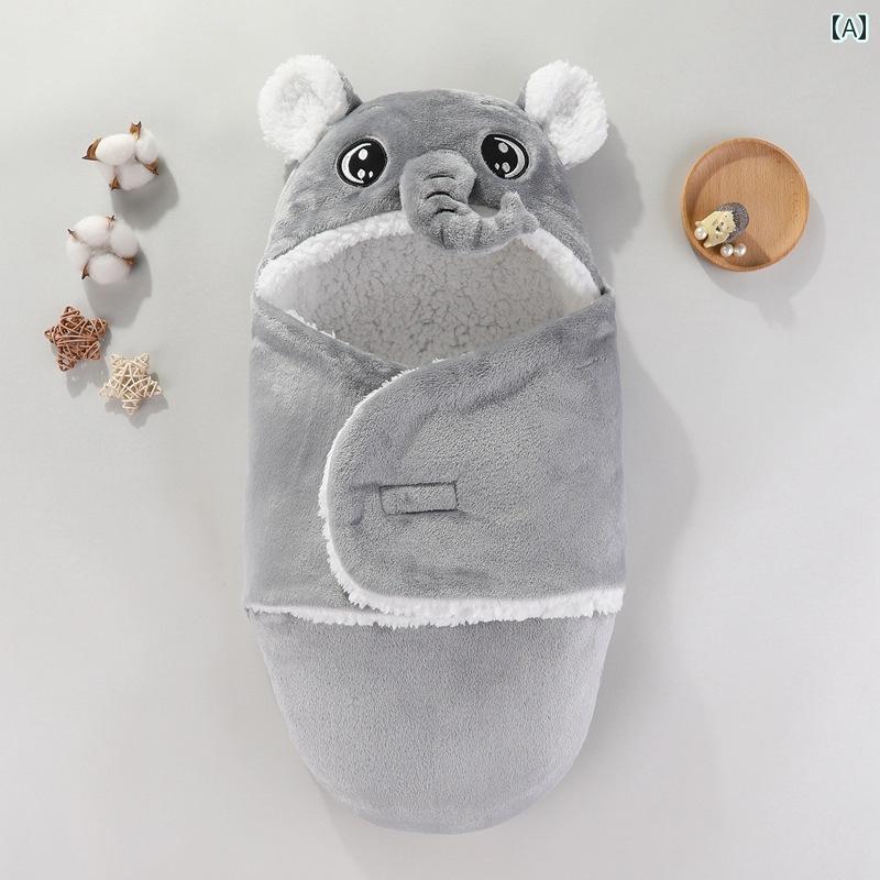 ベビーグッズ 赤ちゃん品 乳児 新生児 おくるみ 秋冬 かわいい モチーフ キルティング 普段使い生活 心地