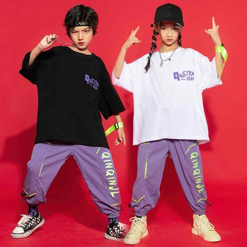 子供服 キッズ ダンス 衣装セット 半袖 韓国 おしゃれ 動きやい イベント フェス レジャー アウトドア 普段使い使い スポーツ ヒップホップ 夏 ゆったり パフォーマンス