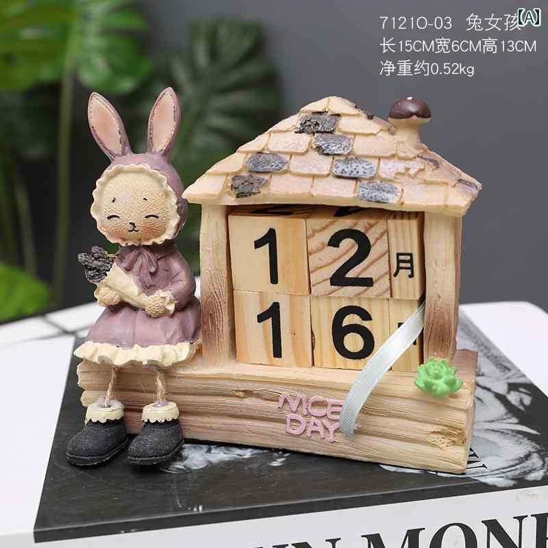 かわいい 木 カレンダー 小さめ 装飾品 日付 カード 幼稚園 デスク トップ 家 ダイニングテーブル シンプル ナチュラル
