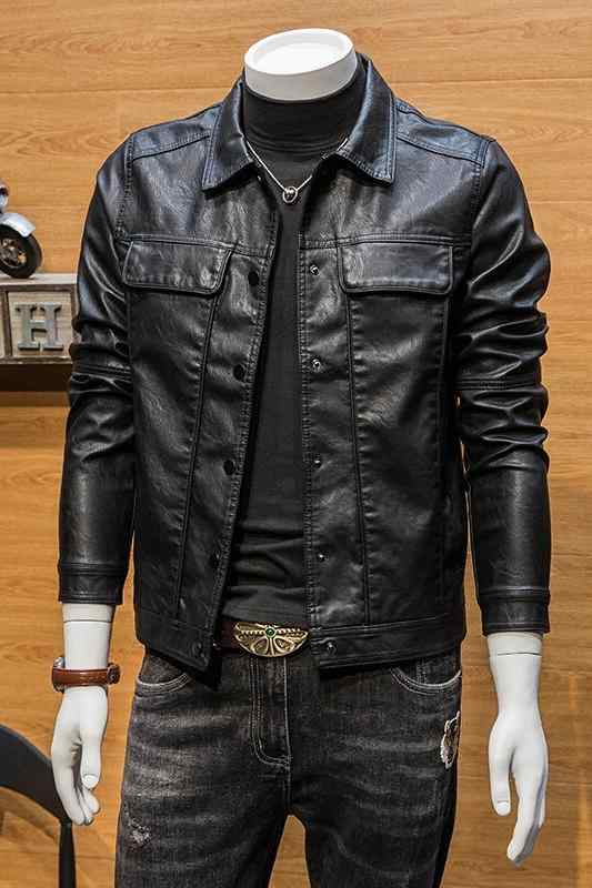 メンズ 本格 レザージャケット 革 年 秋冬 韓国 ジャケット メンズ モーターサイクルレザージャケット