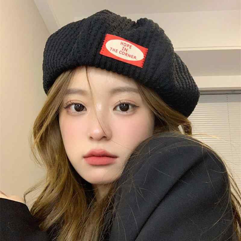 帽子 ベレー 帽 韓国 秋冬 ショッピング 画家 レトロ カボチャ 小顔効果 ハット