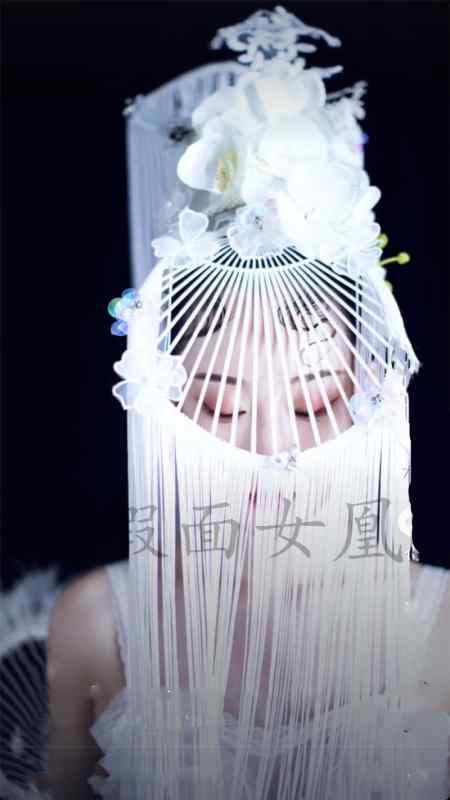 中国 フリンジ ブライダル 帽子 メイク モデリング ステージ フォトスタジオ撮影 覆面マスク 仮面舞踏会 マスカレードマスク ハロウィン 仮装 変装|セキュアデポ