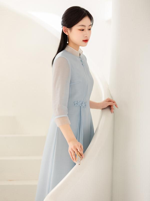 瀬戸もの御召しもの トップス スコート ロング 厚地の外套 瀬戸もの ロング 衣装 漢服 レトロ 上衣 中国風 春夏秋 レディース 清楚 可愛らしい 御上さん服 レディース