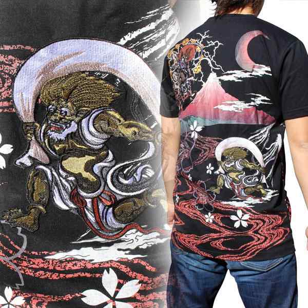 ｔシャツ トップス カットソー メンズ 半袖 刺繍 ラウンドネック 半袖Tシャツ レトロ 和柄 エスニック 9,525円