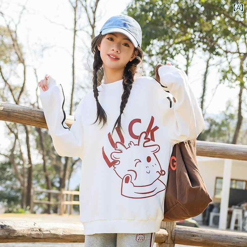 トレーナー スウェットシャツ 春秋 長袖 カジュアル 学生 ショッピング ホームウェア ガール レディース|セキュアデポ