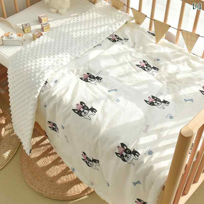 ベビー 綿 新生児 秋冬 厚手 肌掛け 寝具 お昼寝 幼稚園 素材 出産 おうち時間 育児 ふわふわ かわいい