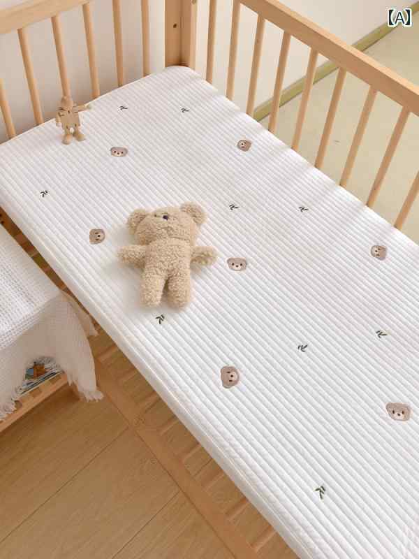 ベビーベッド ボックスシーツ 敷きパッド 寝具 シンプル ナチュラル かわいい ベビー 赤ちゃん キッズ 乳幼児 子供 男の子 女の子 子育て中 おうち時間 オールシーズン 6,203円