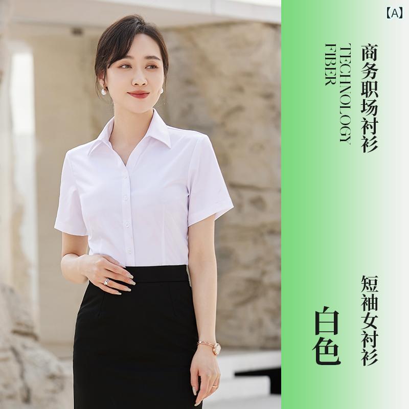 仕事着 制服 メンズ レディース メンズ レディース兼 半袖 夏服 オフィスカジュアル 通気性 オフィス Vネック 婦人服 メンズ ビジネス 作業服 スタッフユニフォーム 上下2点セット|セキュアデポ