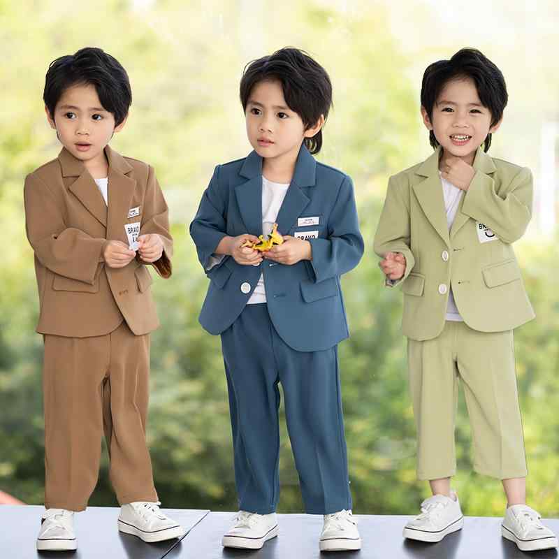 キッズ 御坊っちゃん お祝い背広 フォーマル 格好のいい着 小わっぱ 背広 御坊っちゃん 歳月 年 連合王国 心地よい背広 シングル前胸部 キッズファッション-その他