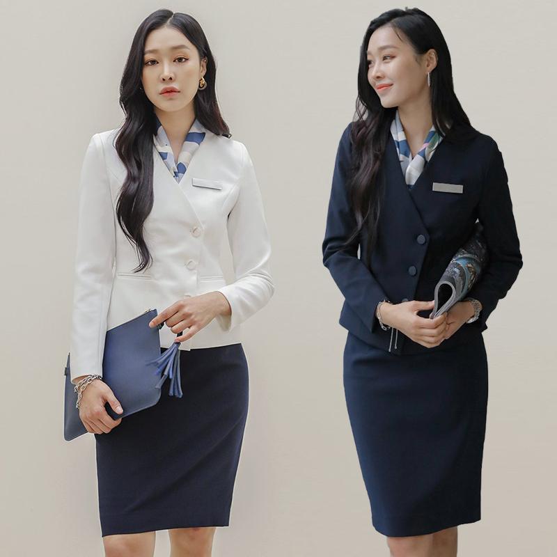受付 制服 レディース クリニック メディカル ウェア 秋冬 レディース 韓国 スーツ ホテル フロント マネージャー スーツ 宝石店 作業着