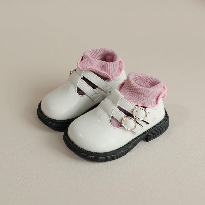 子供靴 キッズ プリンセス シューズ レザー かわいい モチーフ レトロ 散歩 おしゃれ 赤ちゃん品 ベビー品 幼児