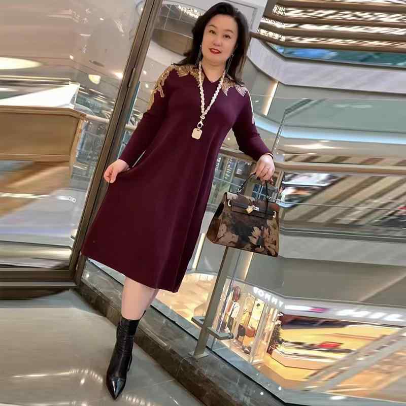 レディース 成人女性服 マザーズ レディース 編み物 御召しもの 丈 V素っ首 重厚 御祭り スリミング スコート 烏兎冬 衣装 窈窕たる