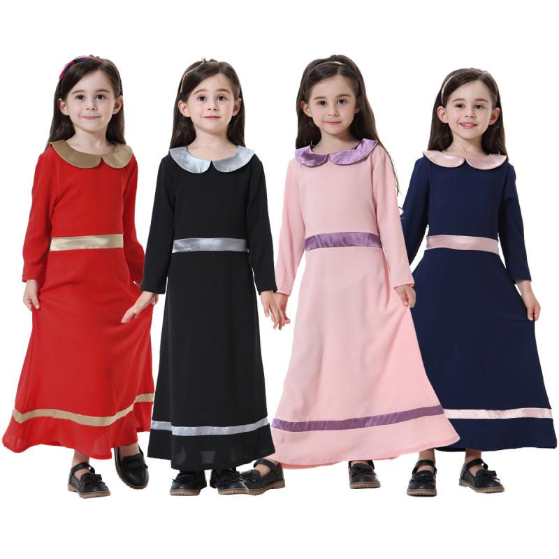 エスニック ファッション ドレス トップス ワンピース スカート ロング 女の子 長袖 キッズ エレガント 衣料品 子供