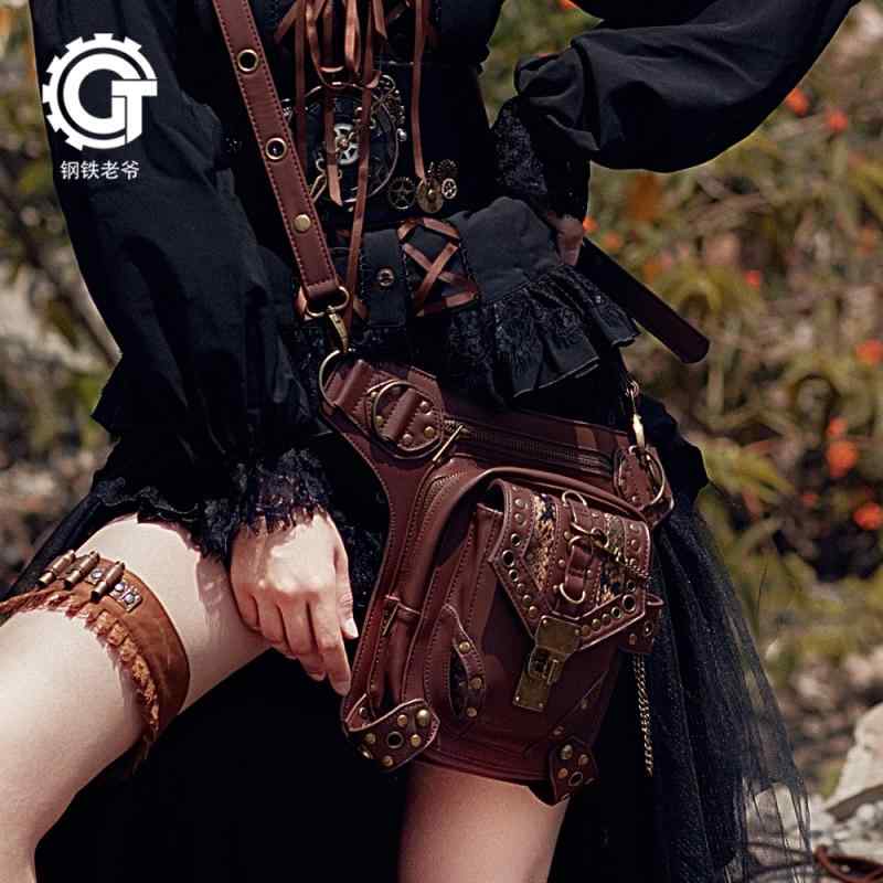 楽天市場】ロックレザー ショルダーバッグ ゴシック・レトロ スチーム