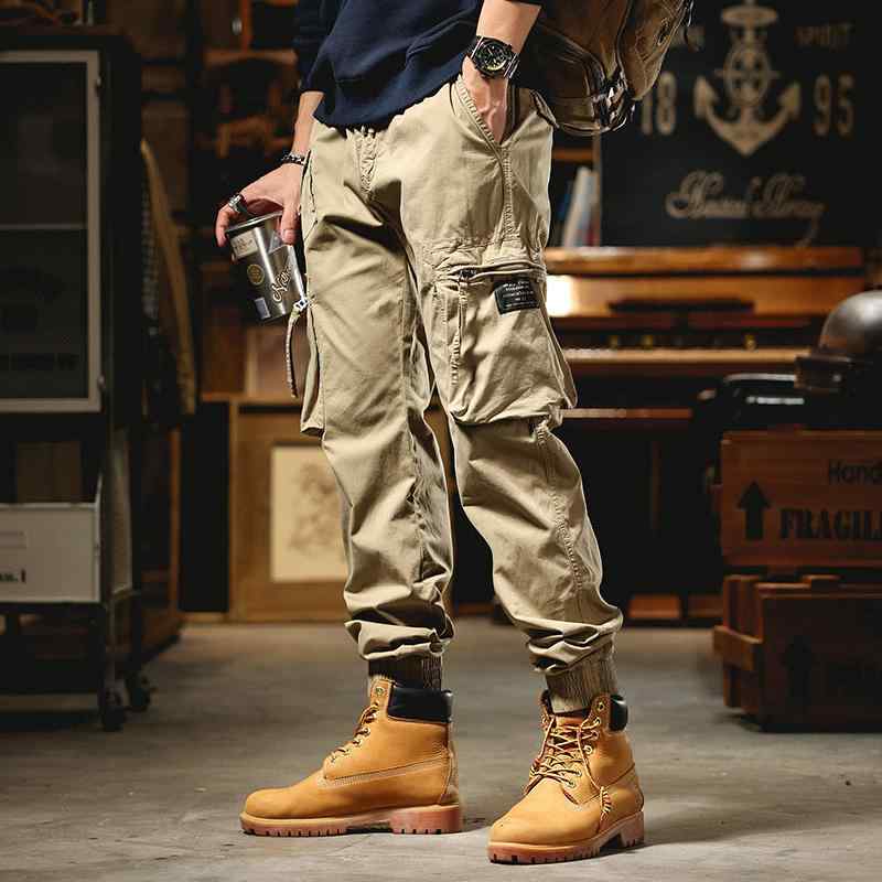 メンズ アメリカン レトロ 春 カーゴパンツ メンズ メンズカジュアル パンツ ストレート レッグ ワイドレッグ パンツ メンズ ストレッチ性 ロング ファッション