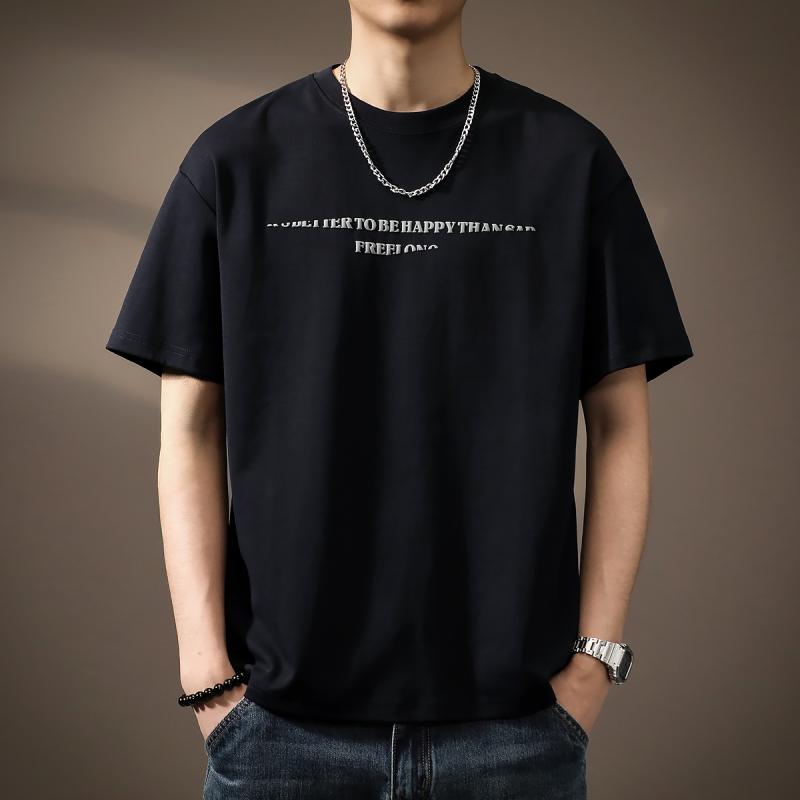 Tシャツ おしゃれ メンズ 半袖 夏 ストリート アメリカン カジュアル 紳士服 メンズ ゆったり トップス レトロ ラウンドネック 速乾