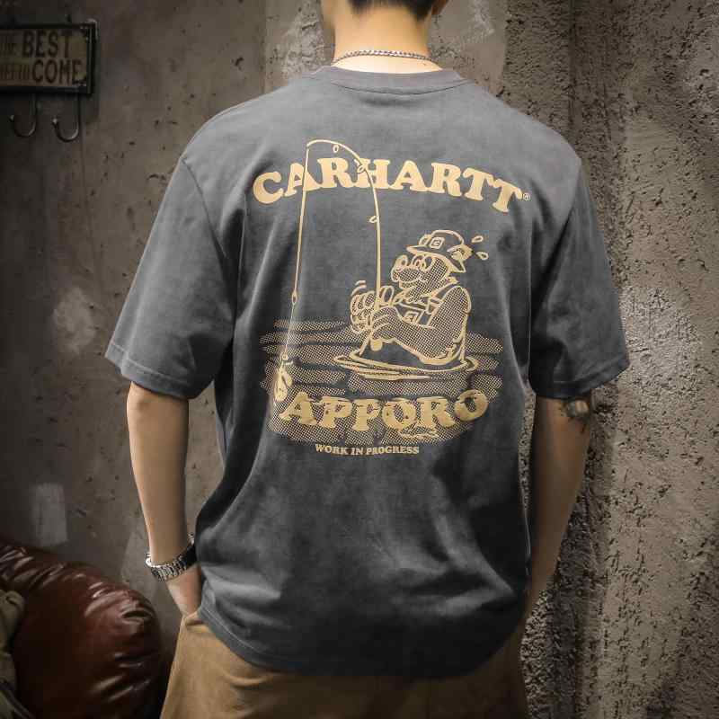 Tシャツ メンズ 重厚 プリント シャツ 半袖 夏 ゆったり 大きめサイズ アメリカン ストリート メンズ クール ラウンドネック ファッション かっこいい カジュアル