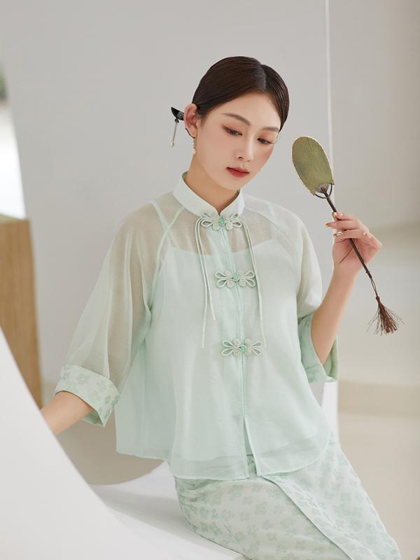 トップス スカート スーツ ロング コート チャイナ ドレス ロング セット 漢服 レトロ ジャケット 中国風 春夏秋 レディース 清楚 かわいい 婦人服 レディース｜セキュアデポ 14,620円