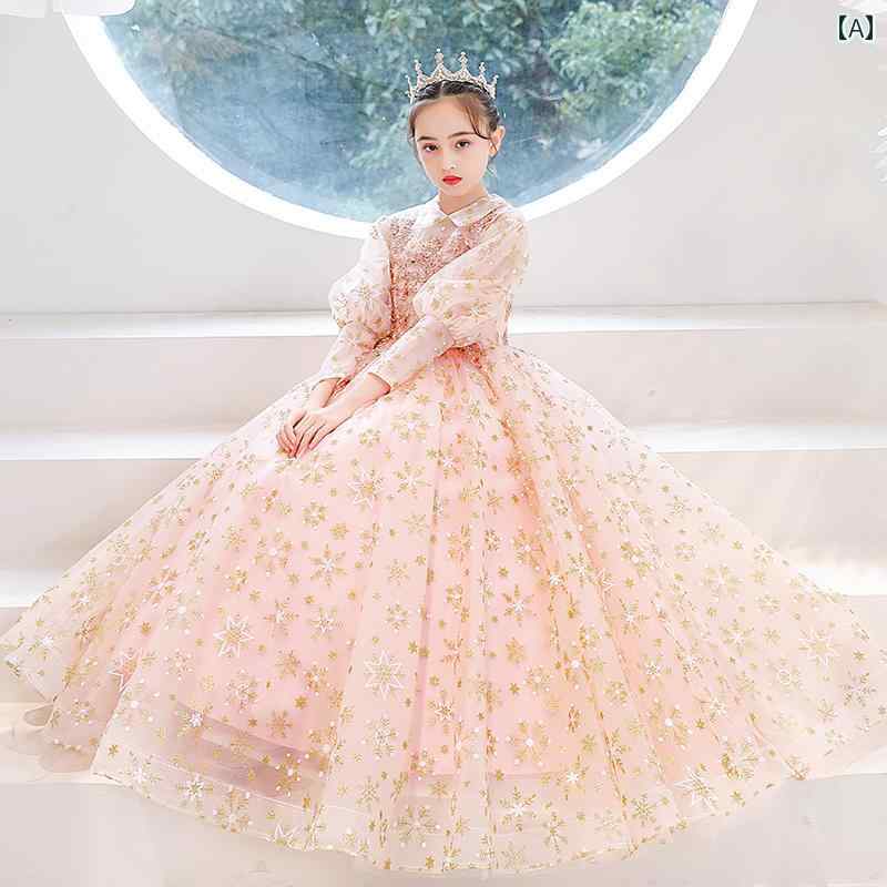 キッズ 御嬢さん 彼は誰時お召しもの お花御嬢さん お姫様 お召しもの 出来事 お祝い服 雅びやか 華燭の典 雅びやか 晴れ晴れしい 愛くるしい キッズ・ベビー・マタニティ-キッズファッション