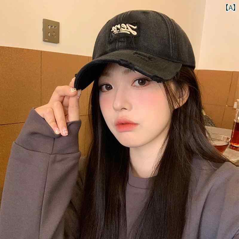 メンズ レディース兼 春夏 ダメージ加工キャップ 帽子 韓国 UV日差し対策 おしゃれ カジュアル 小顔効果 お揃い リンクコーデ スポーツ デート イベント フェス レジャー アウトドア 女子会 旅行 快適コーデ