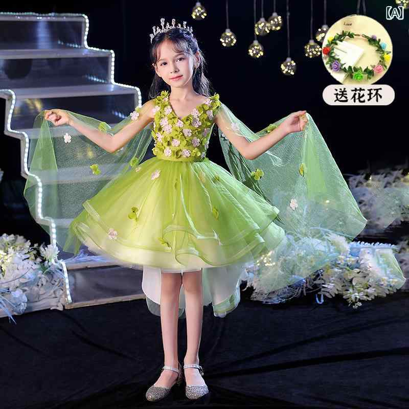 フラワーガール ドレス キッズ ジュニア ファッション 女の子 子供服 ガール 豪華感 かわいい プリンセス イベント 結婚式 パーティー 衣装 発表会 誕生会｜セキュアデポ