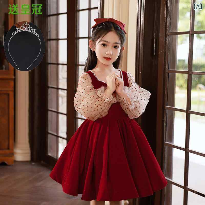 フラワーガール ドレス キッズ ジュニア ファッション 女の子 子供服 ガール 豪華感 かわいい プリンセス イベント 結婚式 パーティー 衣装 発表会 誕生会