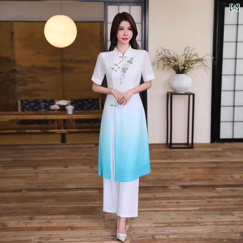 レディース レディース ユニフォーム スーツ 制服 エステ 美容 施術 セラピスト スパ リラックス マッサージ サロン ヘルスケア 白 ドレス チャイナ風 ヒーリング 癒し｜セキュアデポ