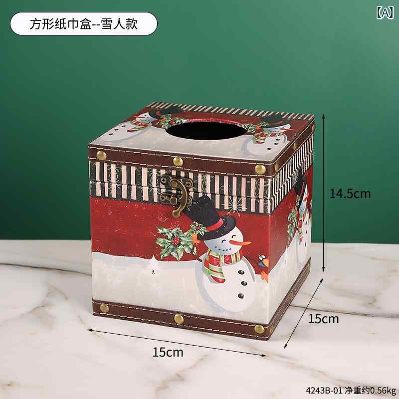 楽天市場】【送料無料】ティッシュカバー 布 クリスマス 飾り