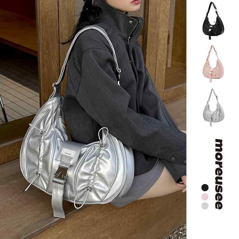 バック 鞄 おしゃれ ファッション ガール スウィート 通勤 夏 大容量 クロスボディ ワンショルダー ジッパー PU カジュアル かわいい モダン レディース