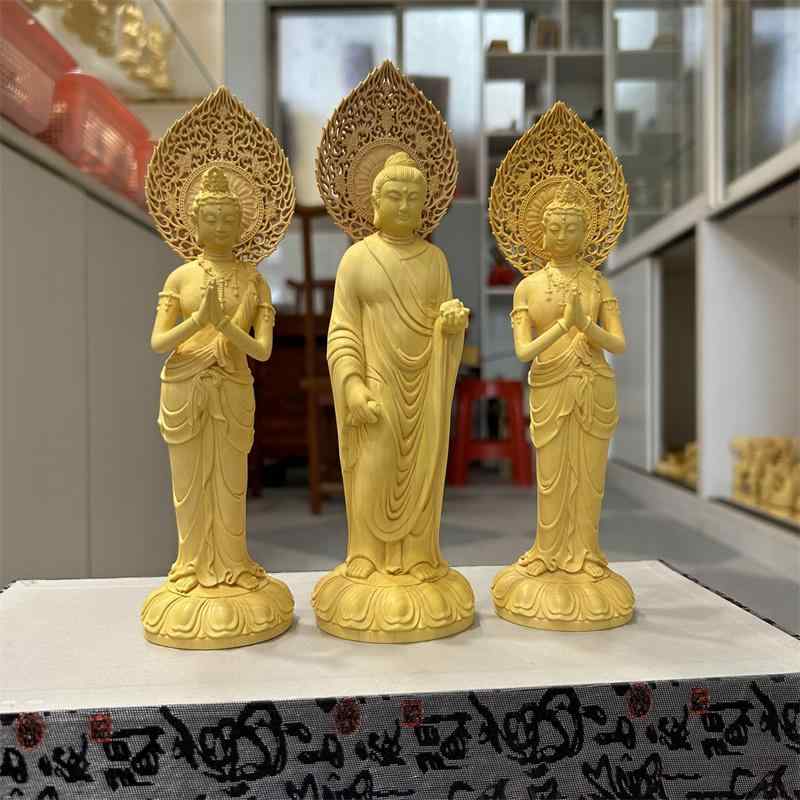 仏像 置物 木 仏具 神仏 インテリア ディスプレイ レトロ 小物 アート 縁起物 彫刻 菩薩 佛像 仏陀 チャイナ風 |セキュアデポ