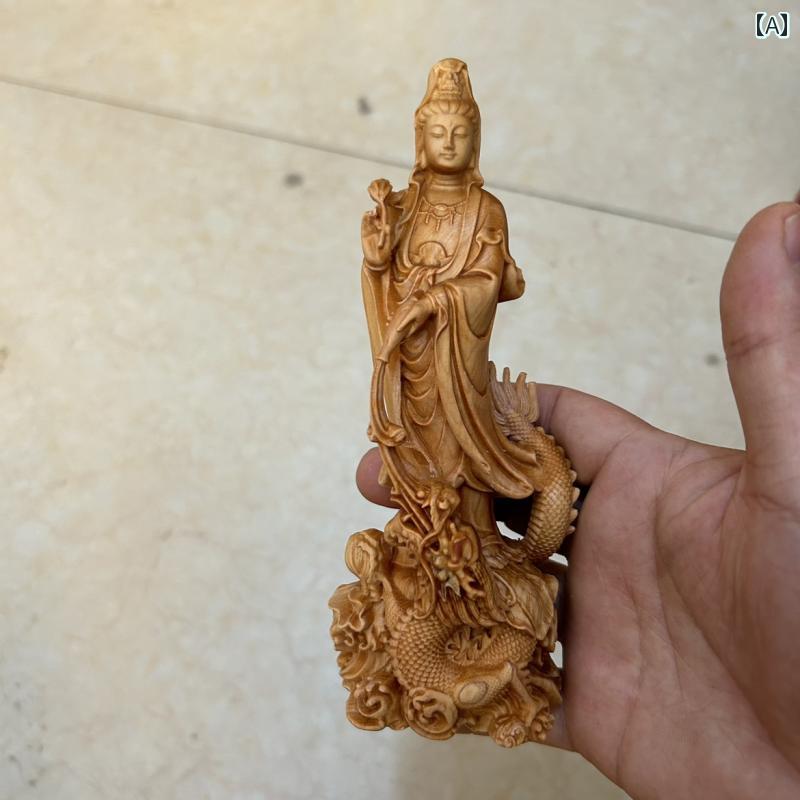 観音菩薩 木 飾りつけ 仏具 神具 室内装飾 見せびらかす レトロ 小物 作物 縁起物 刻みつける 菩薩 仏像 釈迦牟尼 瀬戸もの風
