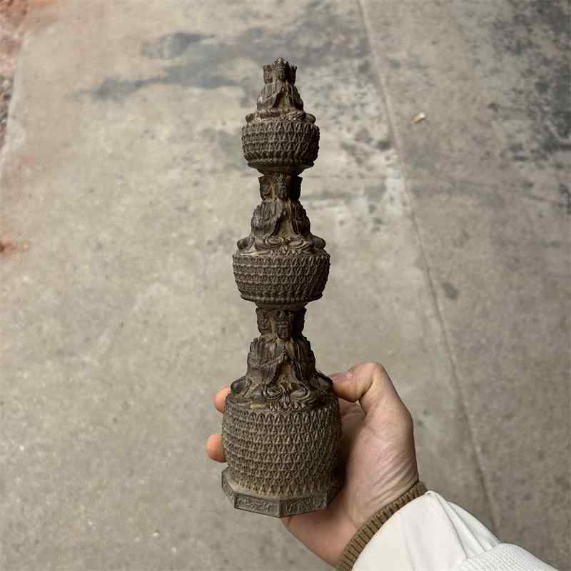観音菩薩 木 飾りつけ 仏具 神具 室内装飾 見せびらかす レトロ 小物 工芸 縁起物 刻みつける 菩薩 仏像 釈迦牟尼 瀬戸もの風