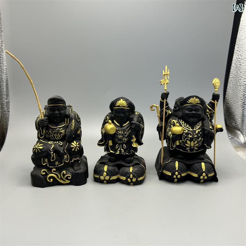 財神 飾りつけ 木 仏具 神具 室内装飾 見せびらかす 守護神 レトロ 小物 作物 縁起物 刻みつける 菩薩 仏像 釈迦牟尼 瀬戸もの風