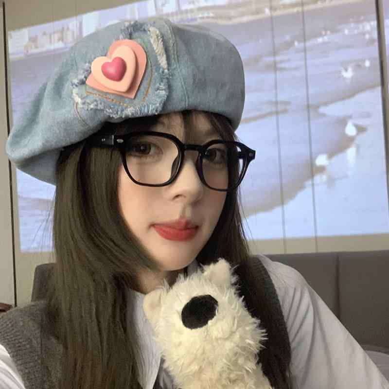 レディース 春 夏 ベレー 帽 おしゃれ 旅行 和 甘くて かわいい カウボーイ ベレー シンプル 愛 クラウド ハット